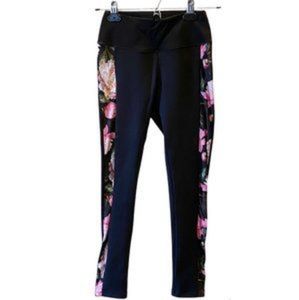 La Vie En Rose Floral Workout Leggings